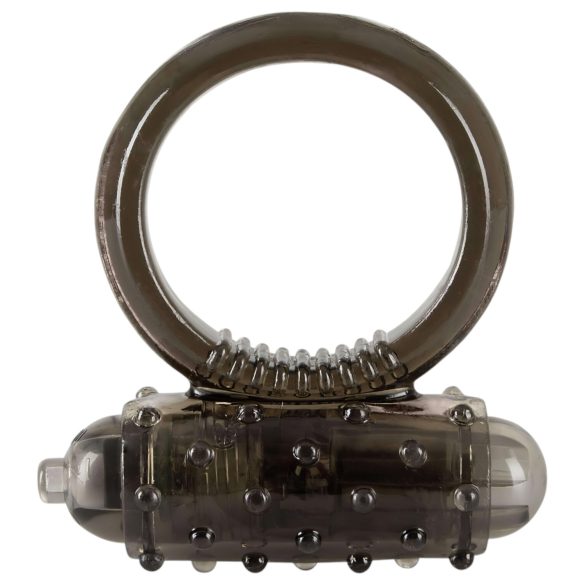 You2Toys - vibracijski penis prsten - silikon - crni