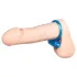 You2Toys - vibrirajući silikonski prsten za penis - plavi