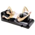NMC - Louisiana Lounger - seksualna sprava s ugrađenim vibratorom (crna)