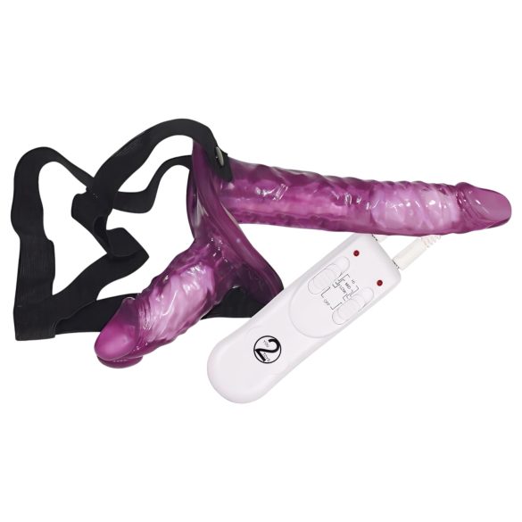 You2Toys - Dvostruki strap-on - Vibrirajući