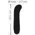 SMILE - Mini G točkasti vibrator - kompaktan - silikon/ljubičasta