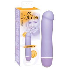 SMILE - mini vibrator - ljubičasta