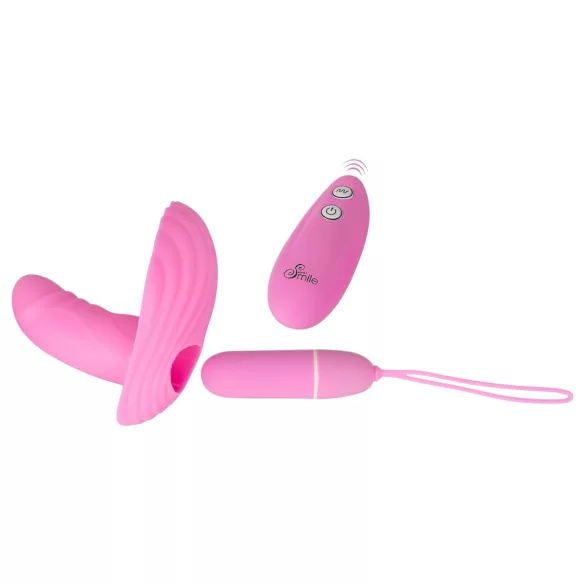 SMILE Shelly - vibrator u obliku školjke s daljinskim upravljačem - ružičasti