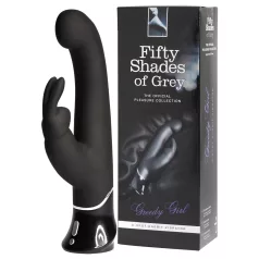   Fifty Shades of Grey - vibrator s nastavkom za klitoris - USB punjenje