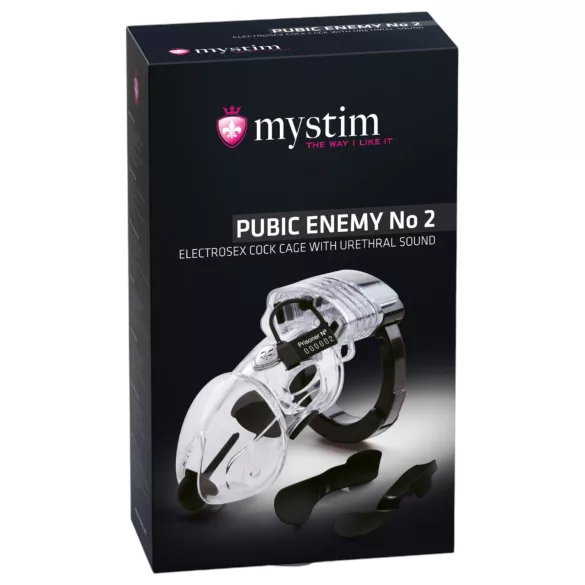 mystim Pubic Enemy No 2 - elektro penisna kavez