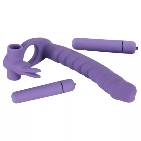 You2Toys - Analni vibrator 3u1 - ljubičasta