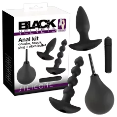 Black Velvets - analni vibrator set - 4 dijela