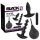 Black Velvets - analni vibrator set - 4 dijela