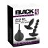 Black Velvets - analni vibrator set - 4 dijela