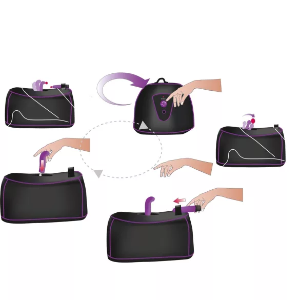 You2Toys - Rotirajući stimulator G i P točke - mrežni seks stroj