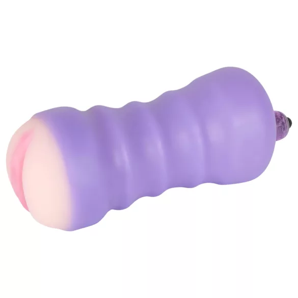 You2Toys - masturbator vagina s vibracijom - prirodna boja/ljubičasta