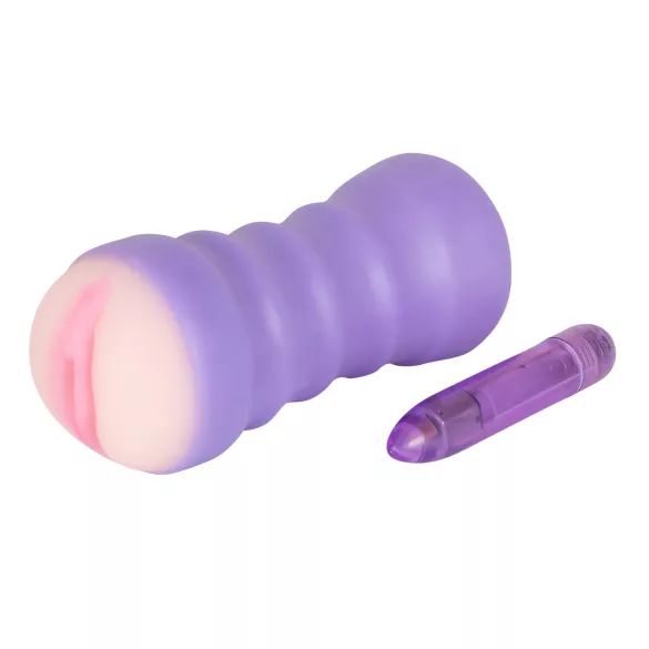 You2Toys - masturbator vagina s vibracijom - prirodna boja/ljubičasta