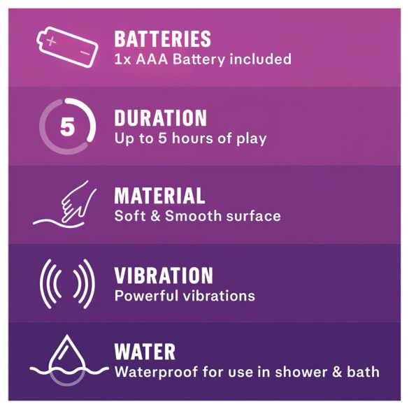 Durex Intense Delight Bullet - mini vibrator - ljubičasta