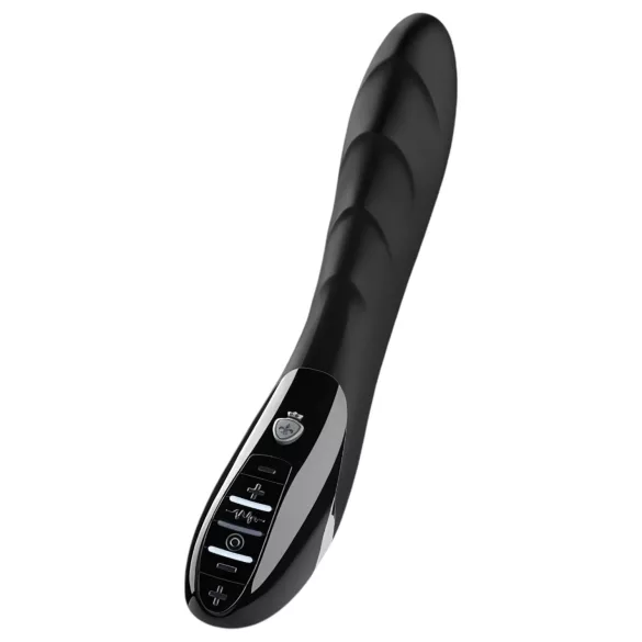 mystim Sizzling Simon - elektro vibrator - crni silikon