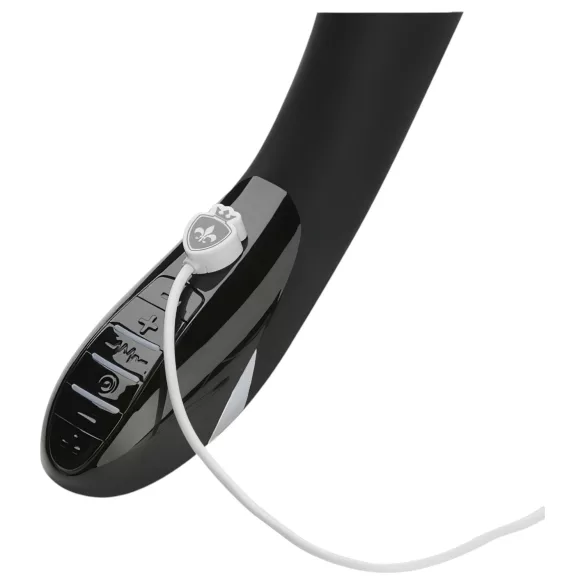mystim Sizzling Simon - elektro vibrator - crni silikon