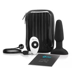   b-Vibe - rotirajući analni vibrator s kuglicama na punjenje (crni)