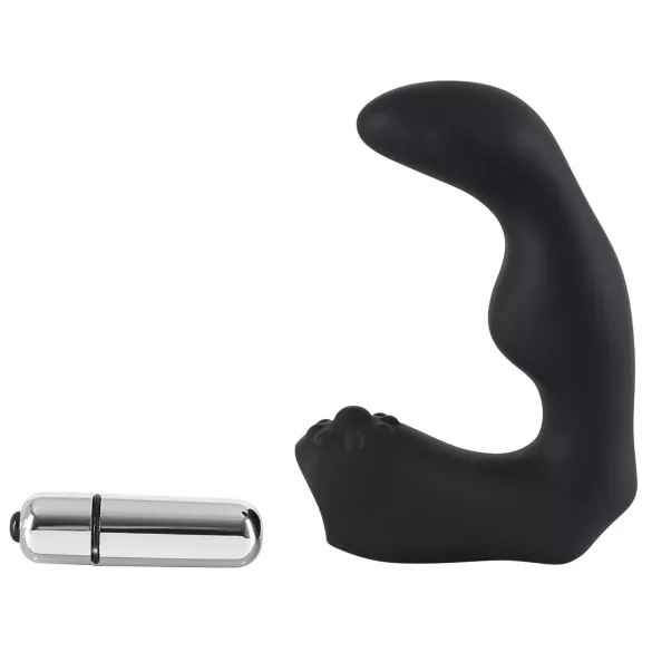 Rebel - vibrator za prostatu zakrivljeni - crni