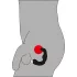 Rebel - vibrator za prostatu zakrivljeni - crni