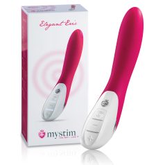 mystim Elegant Eric - vibrator s dva motora - rozi silikon