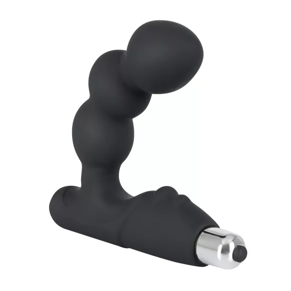 Rebel - vibrirajući masažer prostate s kuglicama - crni
