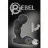 Rebel - vibrirajući masažer prostate s kuglicama - crni