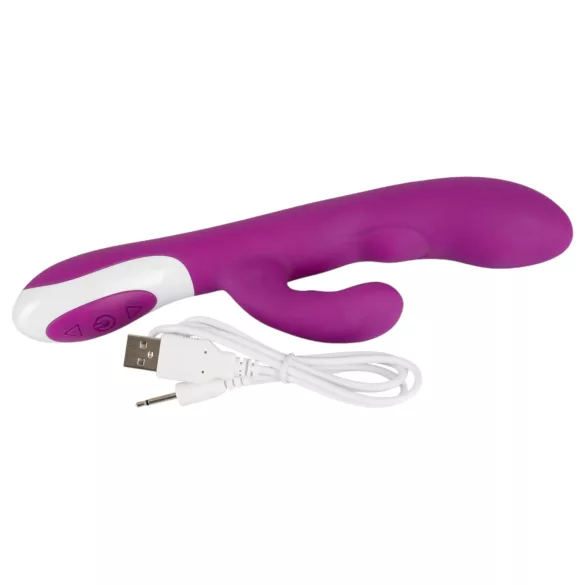 Javida - vibrator za klitoris s grijanjem - silikon - roza