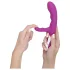Javida - vibrator za klitoris s grijanjem - silikon - roza