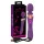 Javida Double - masažer vibrator - ljubičasta