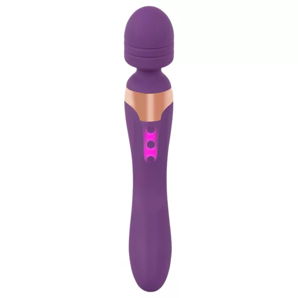 Javida Double - masažer vibrator - ljubičasta