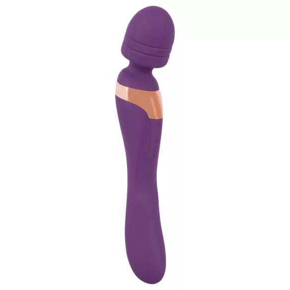 Javida Double - masažer vibrator - ljubičasta