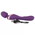 Javida Double - masažer vibrator - ljubičasta