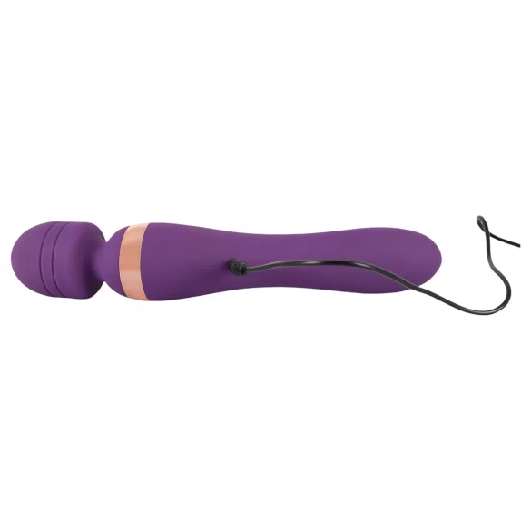 Javida Double - masažer vibrator - ljubičasta