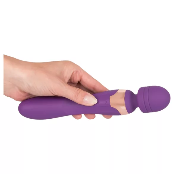 Javida Double - masažer vibrator - ljubičasta