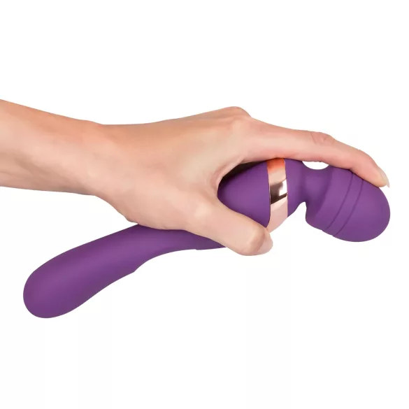Javida Double - masažer vibrator - ljubičasta