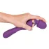 Javida Double - masažer vibrator - ljubičasta