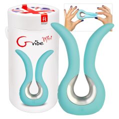   G-vibe Mini - vibrator za G-točku - silikon - menta - USB punjenje