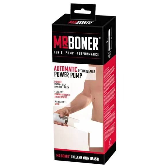 You2Toys - Mister Boner Automatic - automatska vakuumska pumpa za penis s baterijom