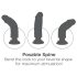 King Cock 7 vibrator s vakuumskom podnožjem (18 cm) - prirodna boja
