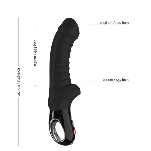 Fun Factory Tiger G5 - vodootporni vibrator za G-točku (crni)