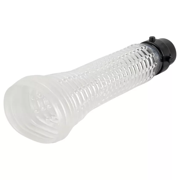 You2Toys - penis pumpa i masturbator 2u1 - prozirni