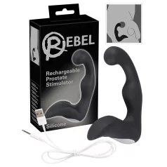 Rebel - vibrator za prostatu na punjenje - crni