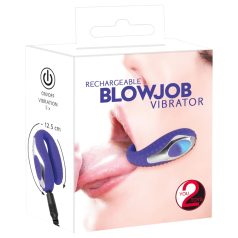 You2Toys - oralni vibrator - punjivi, silikon, ljubičasti
