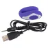 You2Toys - oralni vibrator - punjivi, silikon, ljubičasti