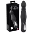 You2Toys - analni vibrator s potiskivanjem - crni