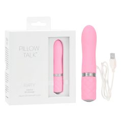   Pillow Talk Flirty - vibrator štapni s punjivom baterijom - roza