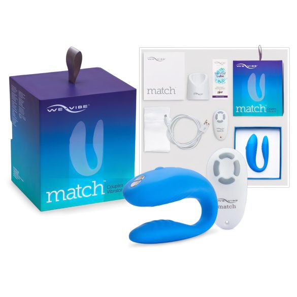 We-Vibe Match - vibrator za parove - vodootporan, punjivi - plavi