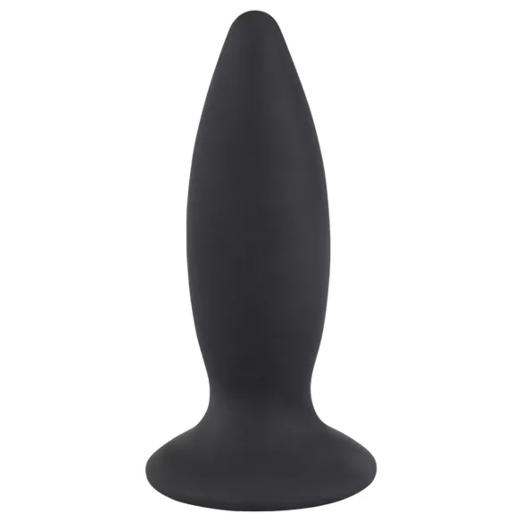 Black Velvets - analni vibrator za početnike na punjenje - mali - crni