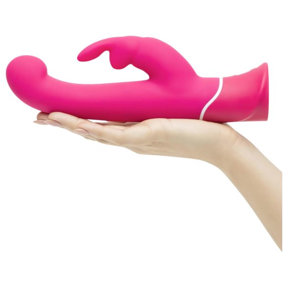 Happyrabbit - Vibrator za G-točku i klitoris - vodootporan silikon roza
