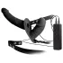 Double Thruster - strap-on dvostruki vibrator - crni