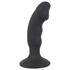   Black Velvets - analni vibrator s penis oblikom na punjenje - crni